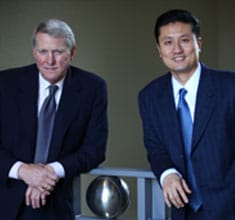Photo of Eric C. Kastner and Thomas T. Kim